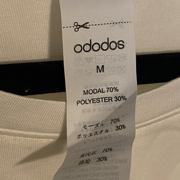 ODODOS Modal Soft Sleeveless Crop Top, M - Picture 4 of 7